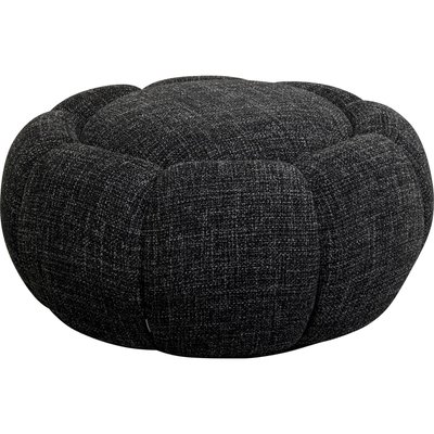 Pouf Peppo Bloom Melange noir KARE DESIGN