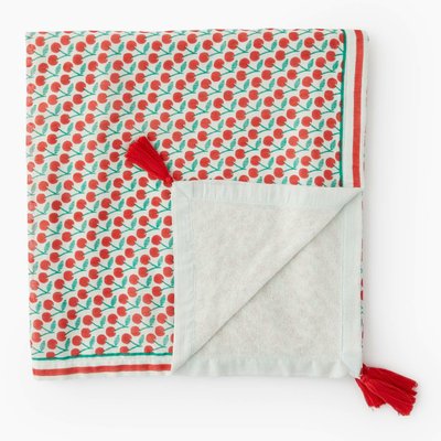 Fouta enfant imprimé , 70x140cm, 100% coton MONOPRIX