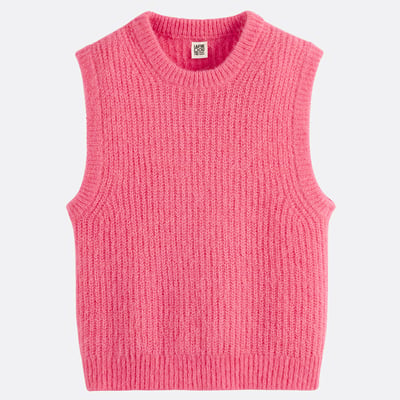 Anette Signature Sleeveless Crew Neck Jumper in Alpaca Blend LA REDOUTE COLLECTIONS