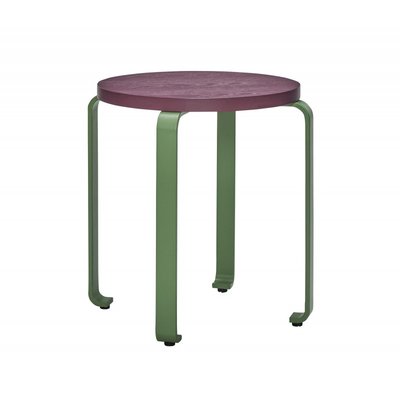 Tabouret à roulettes ou table basse design  Smile HUBSCH