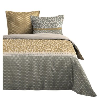 Housse de couette + taies Collection Doux feuillage EDEN