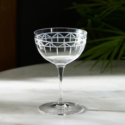 Set of 2 Palmhouse Coupe Champagne Flute Glasses KEW