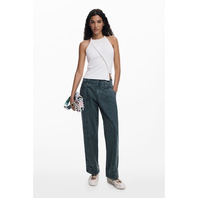 Jean droit avec coutures DESIGUAL