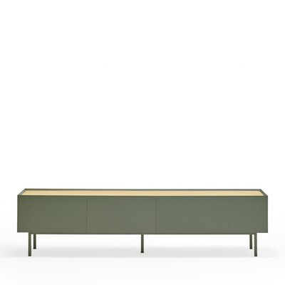 Meuble TV en bois 1 porte 2 tiroirs L180cm - ARISTA TEULAT