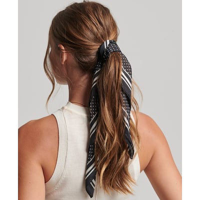 Foulard carré en soie imprimée SUPERDRY