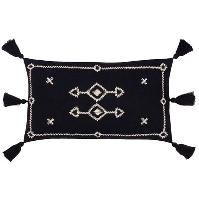 Folis Tasselled Embroidered Cushion YARD