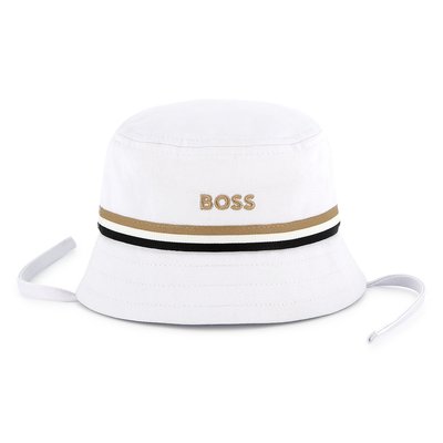Bob brodé avec cordons BOSS KIDSWEAR
