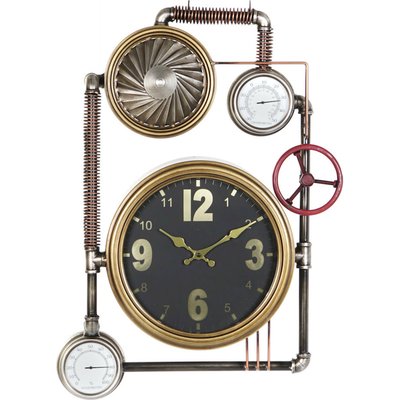 Horloge murale en fer, collection Loft RECOLLECTION
