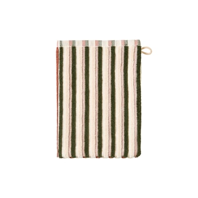 Gant de toilette coton double face COMBO CARRE BLANC