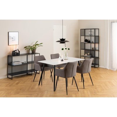 Chaises de salle à manger à accoudoirs en tissu (lot de 2) - YSA HELLIN, DEPUIS 1862