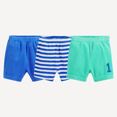 Lot de 3 caleçons en éponge, coton majoritaire LA REDOUTE COLLECTIONS