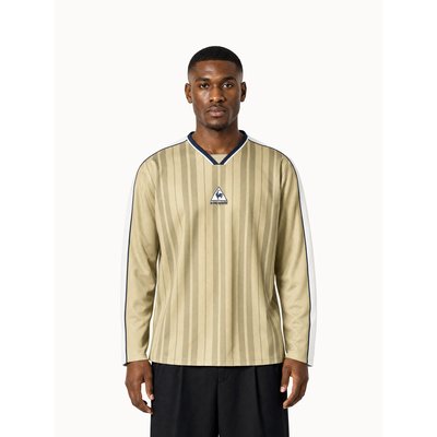 Maillot relax en double face avec bandes ton sur ton JERSEY LE COQ SPORTIF