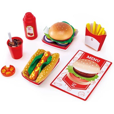 Set Fast-Food Jouet de Cuisine Multicolore HAPE