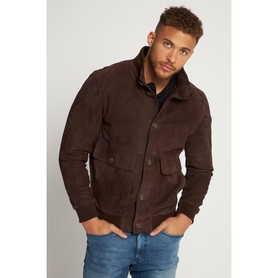 Veste en cuir, daim, col montant JP1880