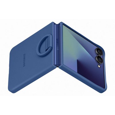 Coque Galaxy Z Flip 7 anneau Bleu Nuit SAMSUNG
