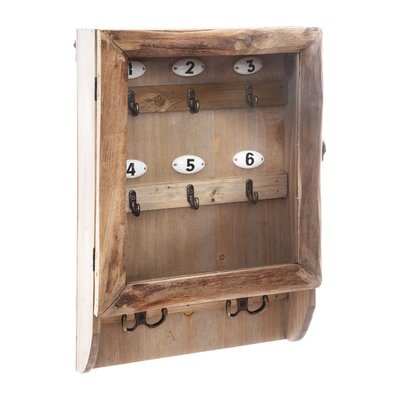 Boîte à clés rétro en bois ATMOSPHERA