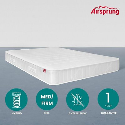 Hybrid Memory Foam Sprung Rolled Mattress AIRSPRUNG