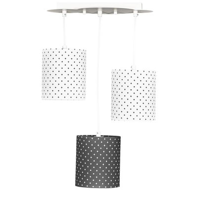 Suspension lumineuse en coton SAUTHON