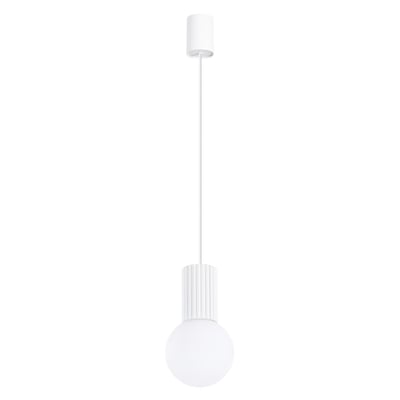 Suspension Aluminium Blanc G9 1 Halo EDEN