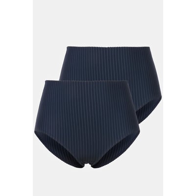 Slips, lot de 2, rayures, coupe plus haute ULLA POPKEN