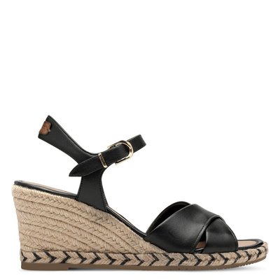 Sandales compensées en cuir ultra-souples TAMARIS