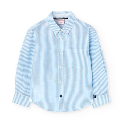 Chemise rayée à manches longues BOBOLI