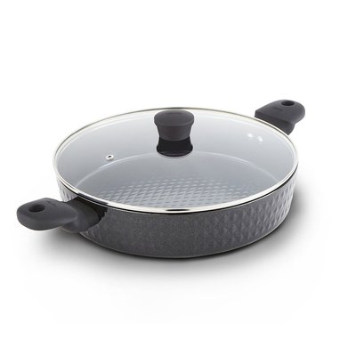 30cm Diamo Shallow Casserole Pan with Black Diamond coating TOWER