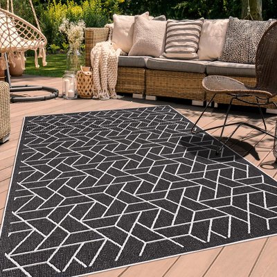 Tapis extérieur, kilim reversible EX1 BRI UN AMOUR DE TAPIS
