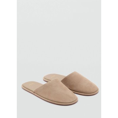 Chaussures en daim ouvertes à l'arrière MANGO