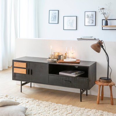 Meuble TV en bois d'acacia  LUPIN MADE IN MEUBLES 