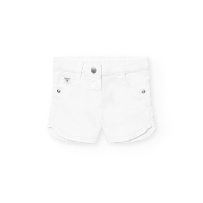 Short uni en coton BOBOLI