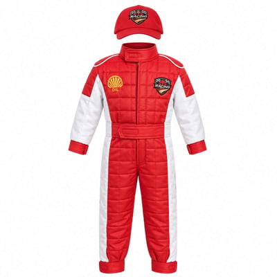 Déguisement enfant pilote de course avec casquette SEVIRA KIDS