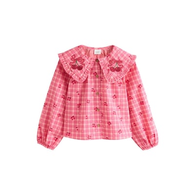 Chemisier vichy à motif cerises NEXT