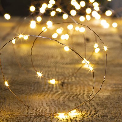 Guirlande lumineuse extérieur 20m blanc chaud 200 LED + transfo FEERIC LIGHTS & CHRISTMAS