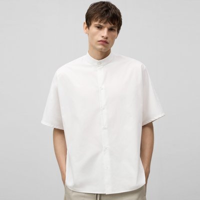 Chemise oversize à col mao ADOLFO DOMINGUEZ
