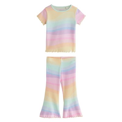 Legging large et t-shirt côtelé ensemble NEXT