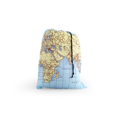 Sac baluchon carte du monde KIKKERLAND