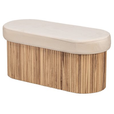 Banc avec rangement, velours, BAOTSU NORDLYS