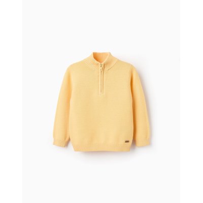 Pull en Maille avec Texture en Coton ZIPPY