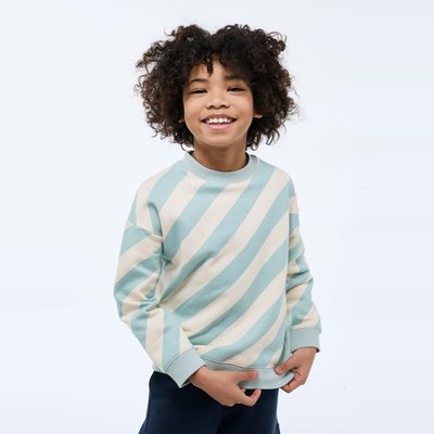 Sweat rayé en coton BIO GOTS MONOPRIX