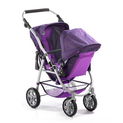 Le buggy Tandem Vario - Violet pour poupée BAYER CHIC 2000