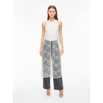 VIHALA - Longue en dentelle Gilet sans manches VILA