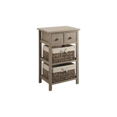 Commode en bois de peuplier Campana 4 tiroirs AUBRY GASPARD