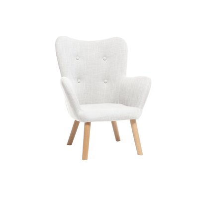 Fauteuil enfant scandinave en tissu et bois BABY BRISTOL MILIBOO