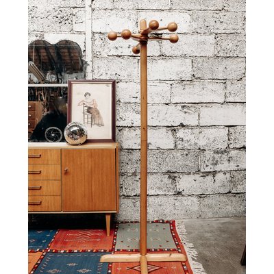 Porte manteaux en bois Jan N°4 - Bon état DEBONGOUT