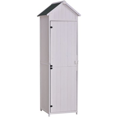 Armoire de jardin en pin massif OUTSUNNY
