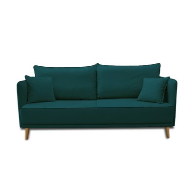 Canapé 3 places en Velours - GRENAT LISA DESIGN