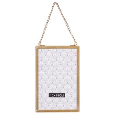 Cadre photo à suspendre design Gold Home PM URBAN LIVING