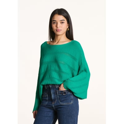 Pull manches longues esprit cape LA FEE MARABOUTEE