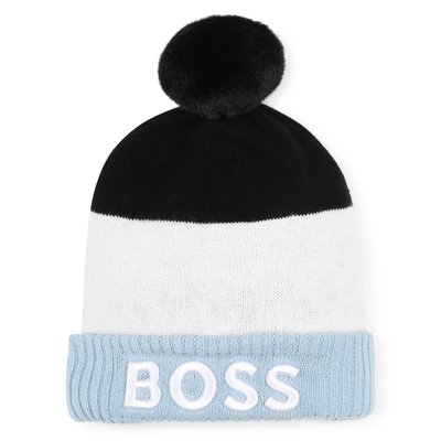 Bonnet à pompon BOSS KIDSWEAR